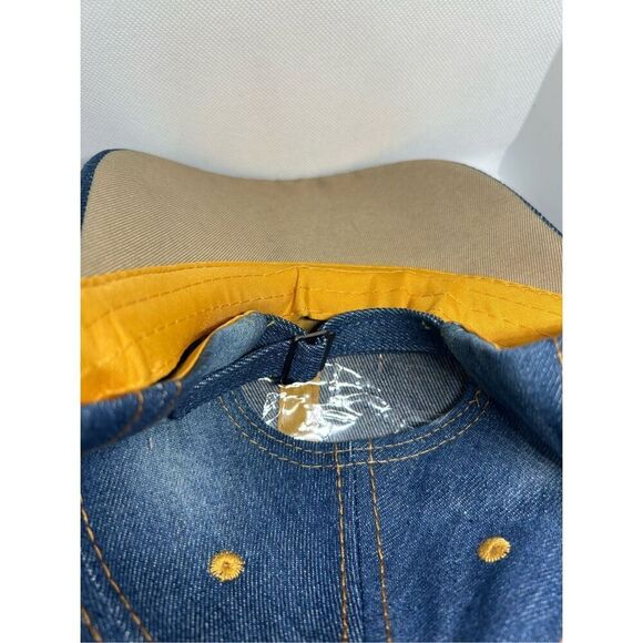 Rhinestone Heart Denim Baseball Cap – Sparkly Bling Jeweled Hat - Picture 4 of 4